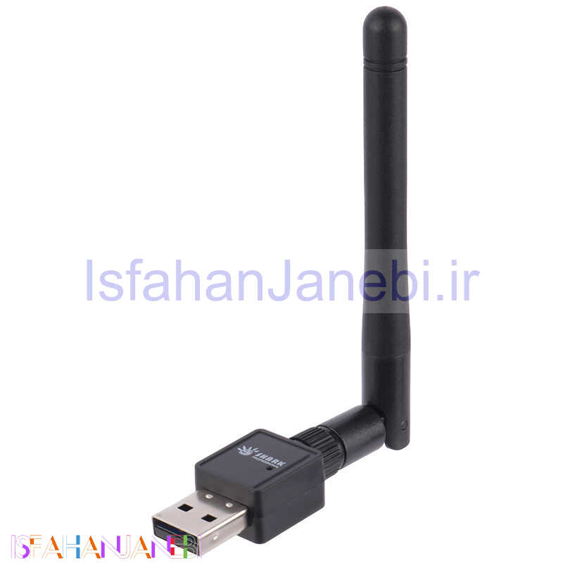 اصفهان جانبی-کارت شبکه بی سیم آنتن دار Shark 802.11N 300Mbps