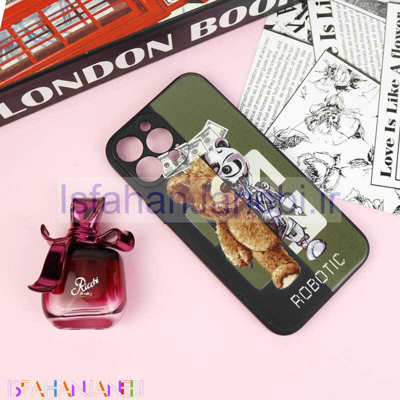 اصفهان جانبی-قاب طرحدار IMD 3D محافظ لنزدار iPhone 13 Pro Max