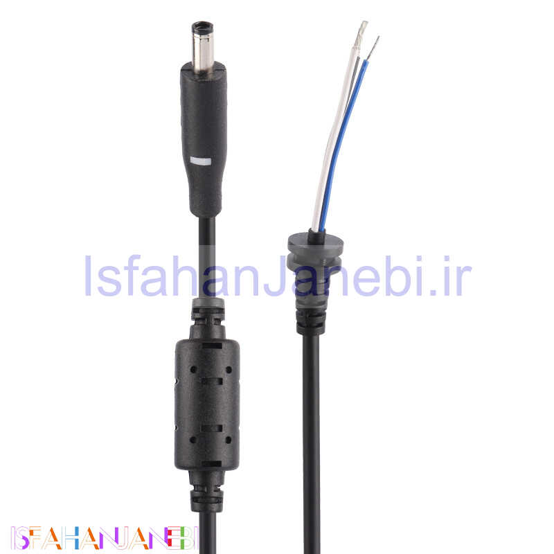 اصفهان جانبی-کابل تعمیری شارژر لپ تاپ Dell سوکت سر ریز چراغدار