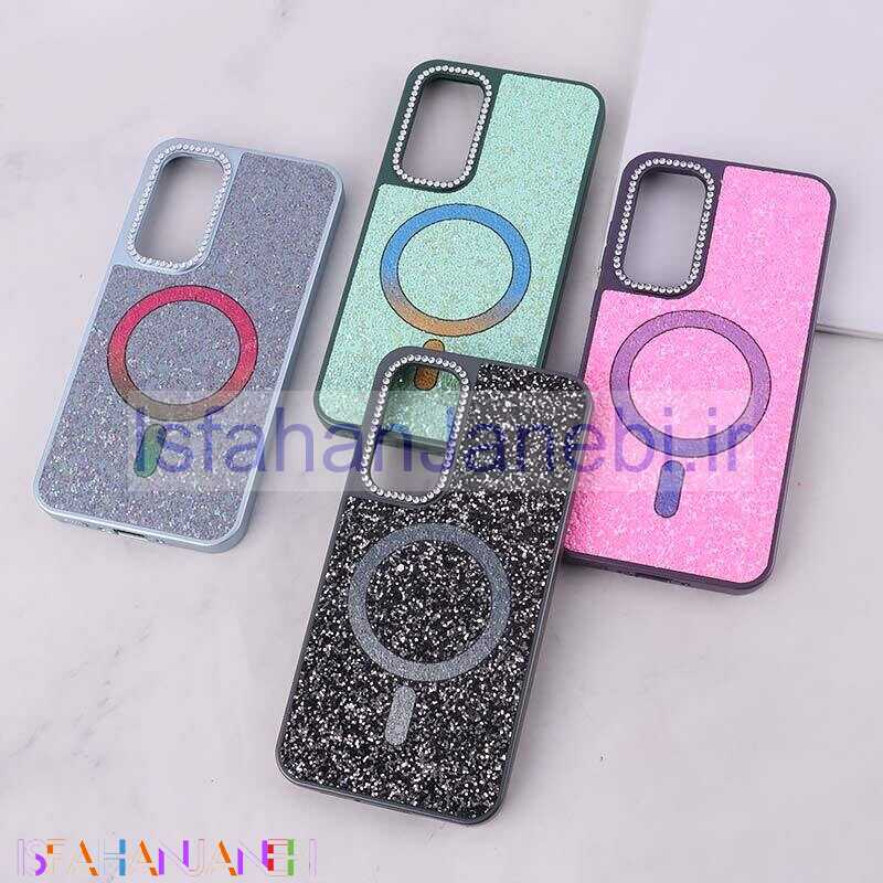 اصفهان جانبی-قاب اکلیلی سامسونگ Galaxy A35 نگین دار طرح مگ سیف