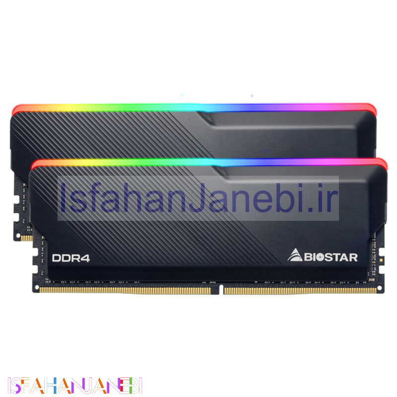 اصفهان جانبی-رم کامپیوتر Biostar GAMING X RGB DDR4 16GB 3600MHz CL18 Dual