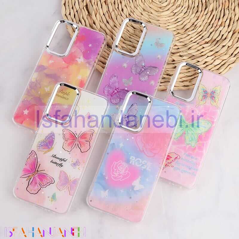 اصفهان جانبی-قاب رزینی سامسونگ Galaxy A14 4G / A14 5G طرح دار دور محافظ متال