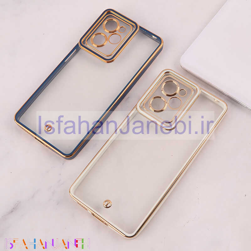 اصفهان جانبی-قاب ژله ای شیائومی Poco X5 Pro دور رنگی محافظ لنزدار