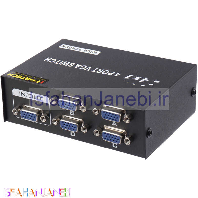 اصفهان جانبی-سوییچ Ifortech VGA-15-4 VGA 4Port