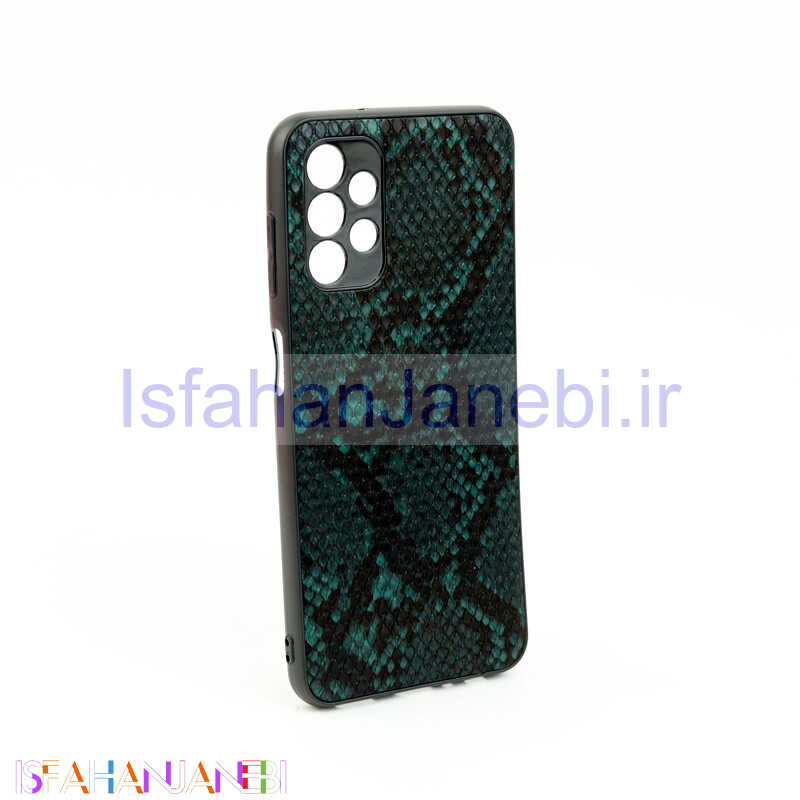 اصفهان جانبی-قاب طرحدار محافظ لنزدار طرح پوست ماری Samsung Galaxy A13 4G