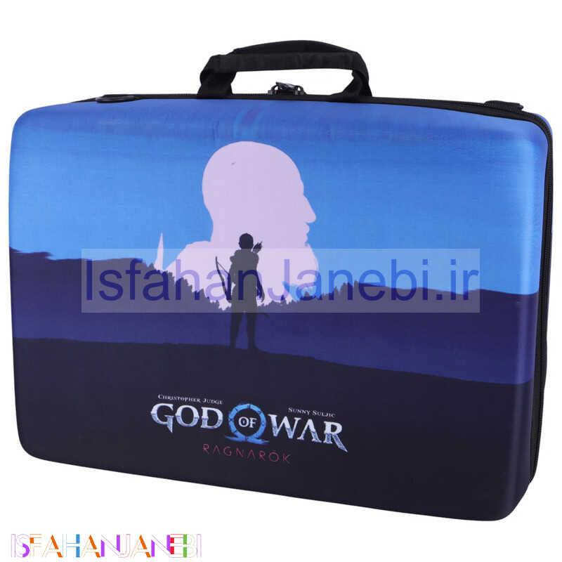 اصفهان جانبی-کیف کنسول بازی PS5 طرح God of War Ragnarok کد 2