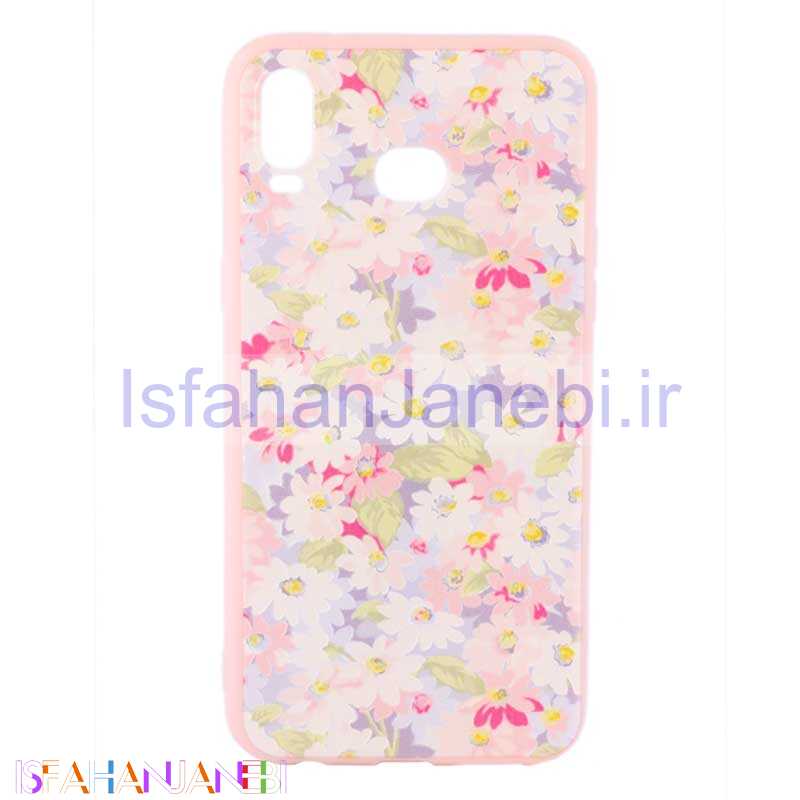 اصفهان جانبی-قاب ژله ای صورتی طرح دار کد5 Samsung Galaxy A6S