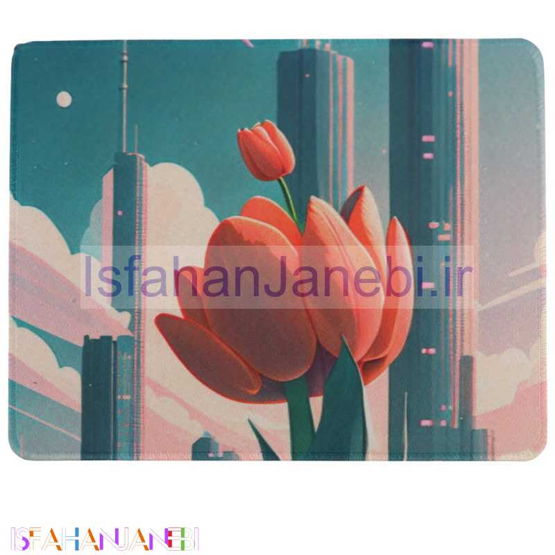 اصفهان جانبی-پد موس گیمینگ Logilily L-17 23*18cm طرح گل