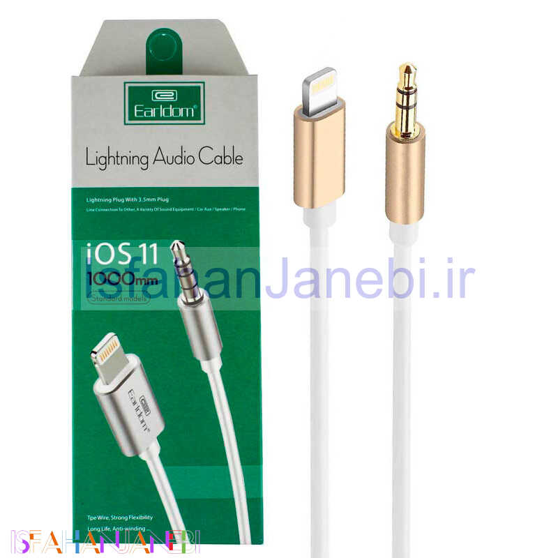 اصفهان جانبی-کابل تبدیل Earldom ET-AUX22 Lightning To AUX 1m