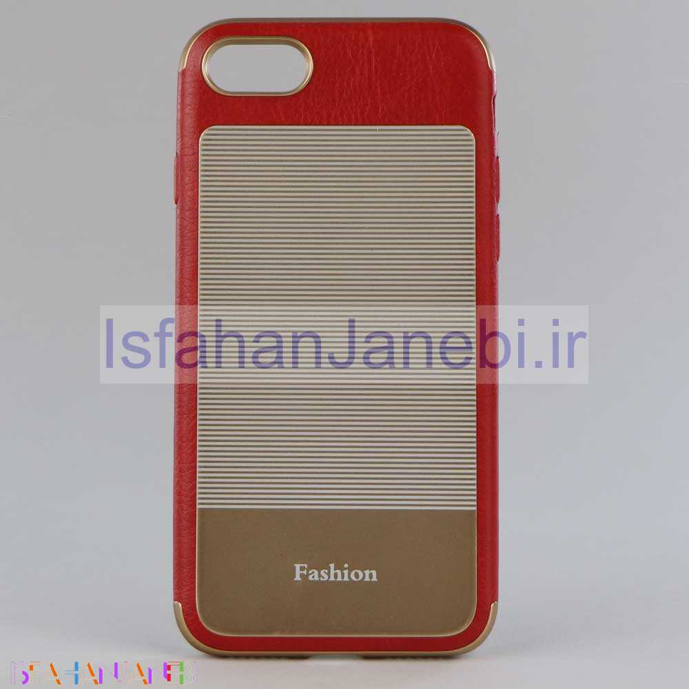 اصفهان جانبی-قاب چرمی Luokee آیفون 7 قرمز