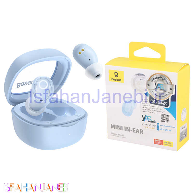 اصفهان جانبی-هندزفری بلوتوث دوتایی Baseus Bowie WM02 NGTW37020 TWS