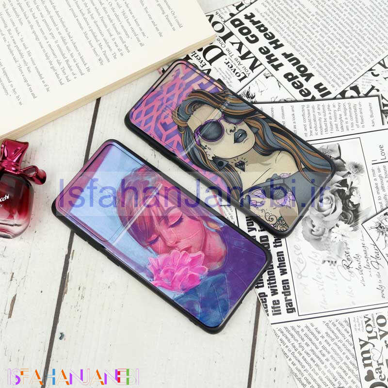 اصفهان جانبی-قاب طرحدار محافظ لنزدار کشویی طرح دخترانه Samsung Galaxy A52 / A52s سری B