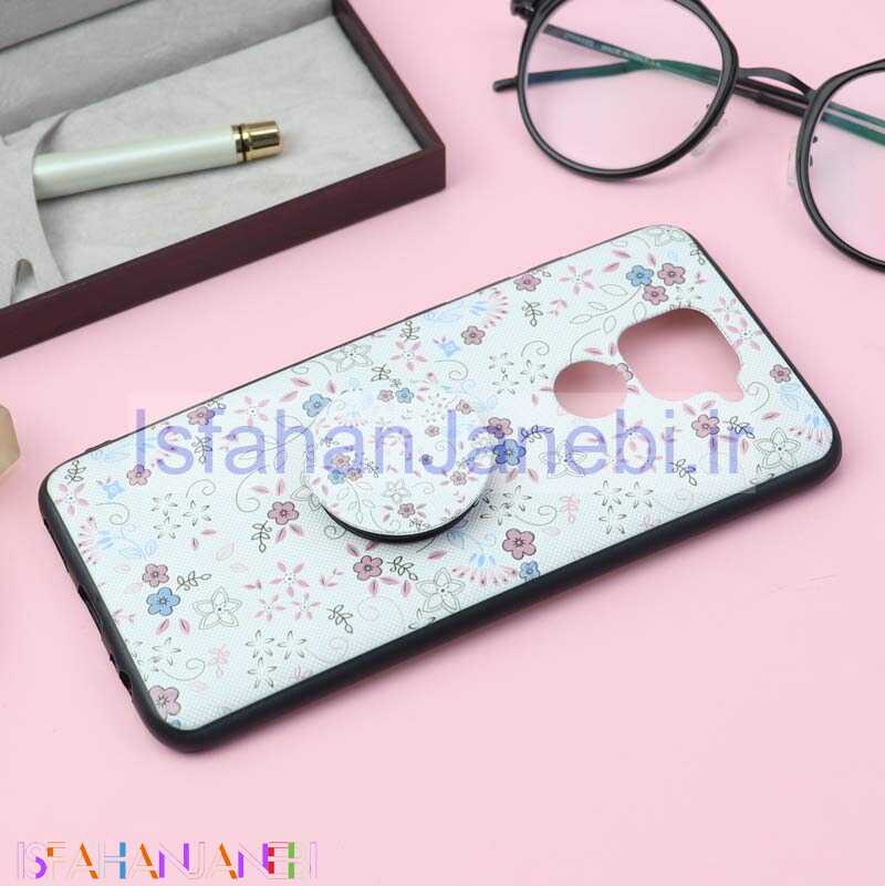اصفهان جانبی-قاب فانتزی برجسته + پاپ سوکت کد5 شیائومی Redmi Note 9