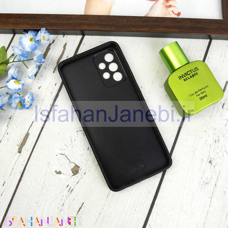اصفهان جانبی-قاب طرحدار پشت گلسی محافظ لنزدار Samsung Galaxy A52 / A52s
