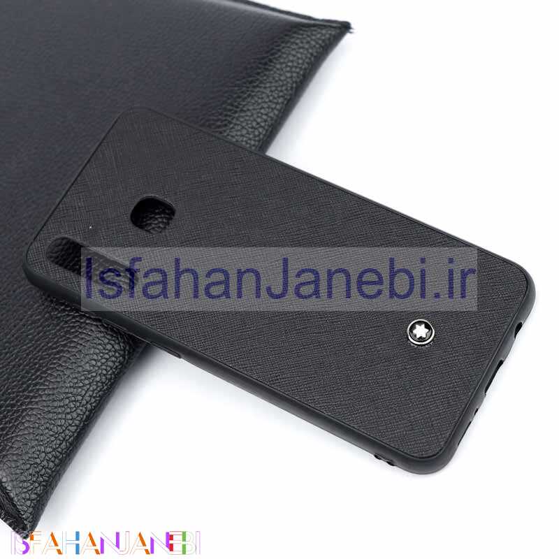 اصفهان جانبی-قاب چرمی Mont Blanc سامسونگ A20/A30 مشکی سری B