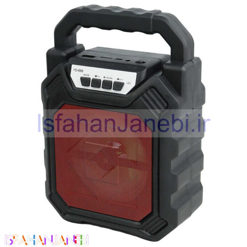 اصفهان جانبی-اسپیکر بلوتوثی رم و فلش خور YD-668