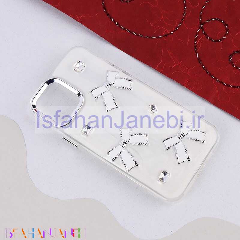 اصفهان جانبی-قاب اکلیلی Vip Max آیفون iPhone 12 / 12 Pro پاپیونی نگین دار