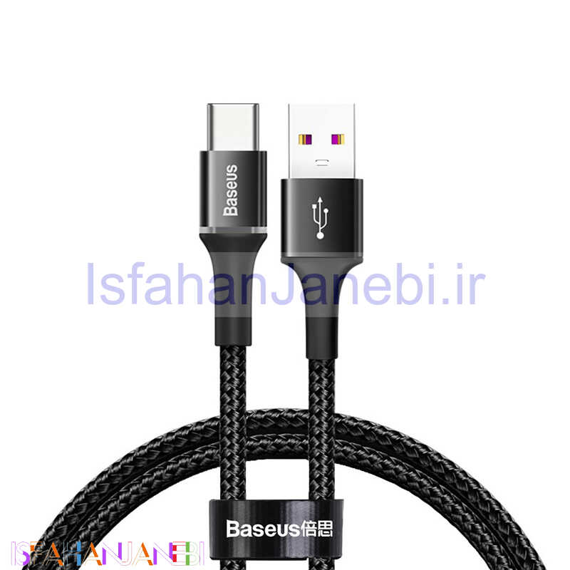 اصفهان جانبی-کابل Baseus Halo Data CATGH-G Type-C 5A 1m