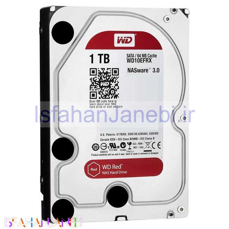 اصفهان جانبی-هارد اینترنال وسترن دیجیتال Western Digital Red 1TB WD10EFRX