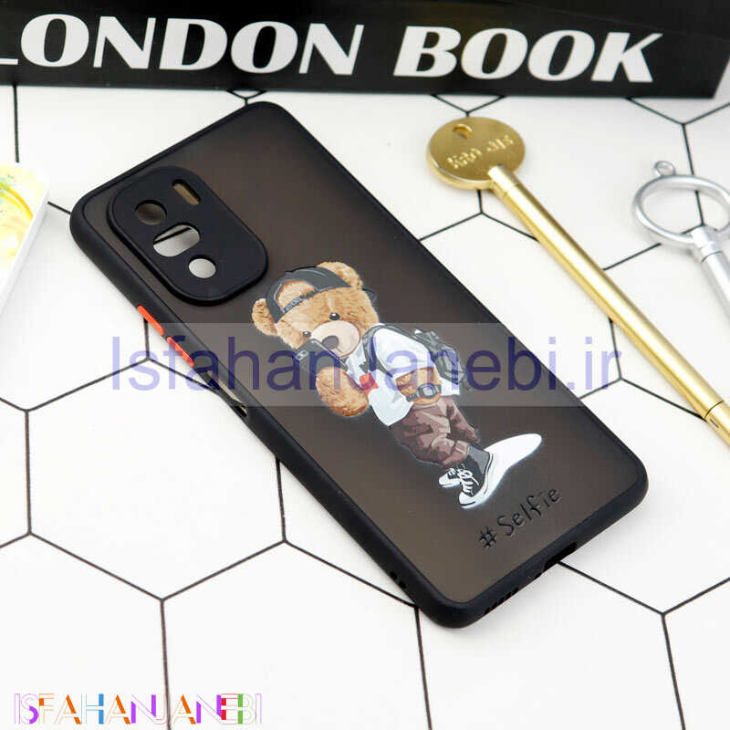 اصفهان جانبی-قاب PC مات محافظ لنزدار طرحدار Xiaomi Poco F3