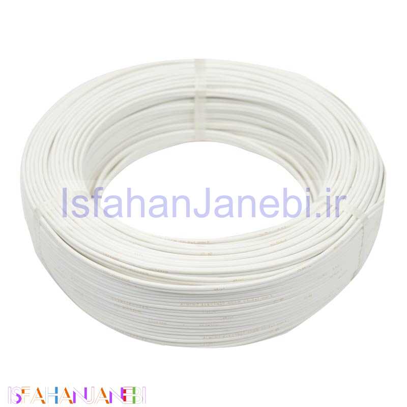 اصفهان جانبی-سیم برق افشان نایلونی 1*2 لینکو حلقه 100 متری