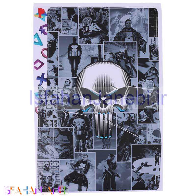 اصفهان جانبی-اسکین پلی استیشن 5 اسلیم استاندارد طرح Punisher