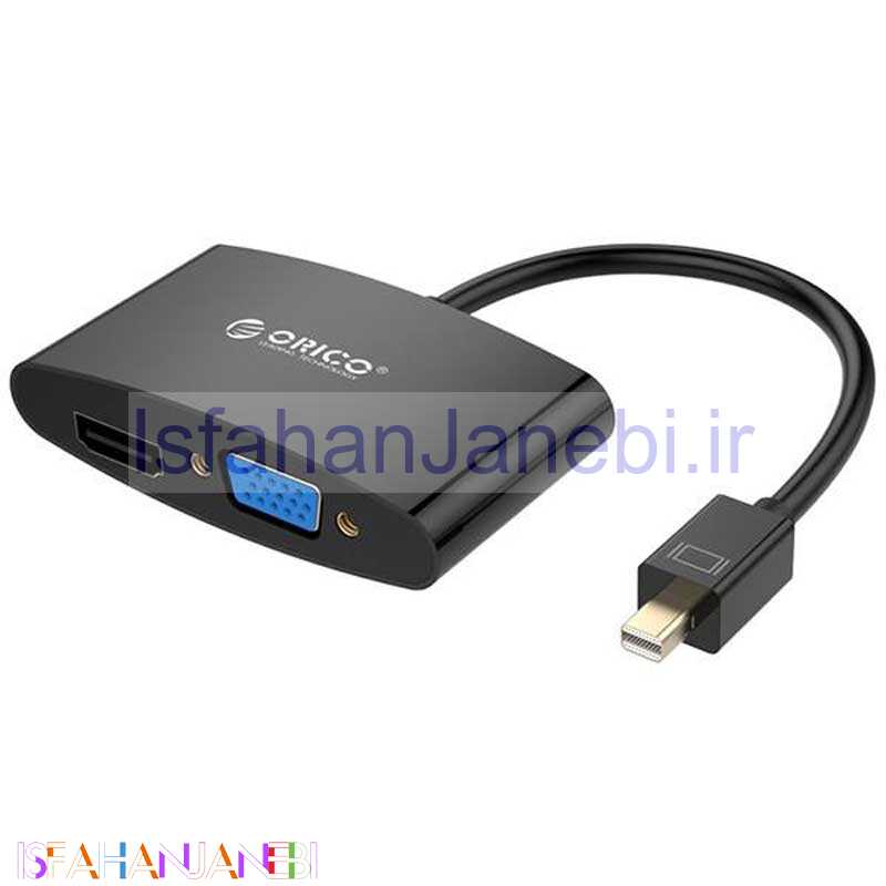 اصفهان جانبی-تبدیل Orico DMP-HV2 Mini Display to HDMI/VGA مشکی