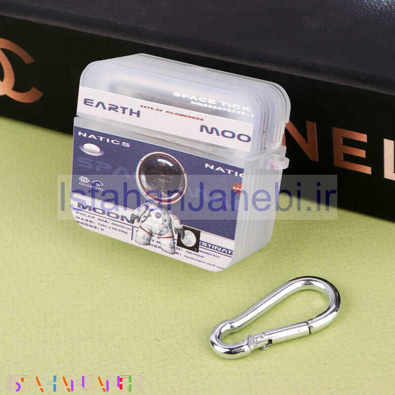 اصفهان جانبی-محافظ AirPods Pro Pc طرح Space Ticket