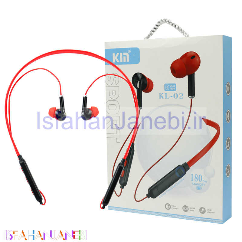 اصفهان جانبی-هندزفری بلوتوثی گردنی کین KL-02
