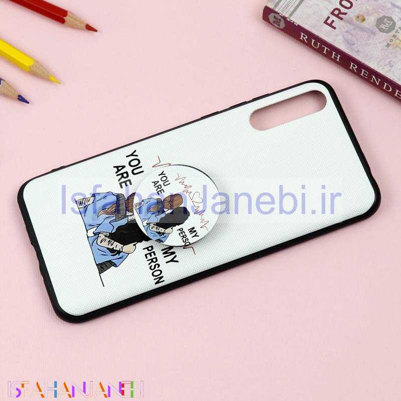 اصفهان جانبی-قاب فانتزی برجسته + پاپ سوکت طرح Friends هواوی Y8p سری D