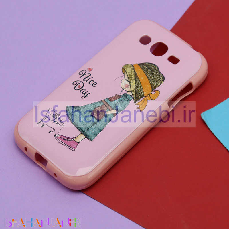 اصفهان جانبی-قاب فانتزی برجسته صورتی طرح دختر سامسونگ Galaxy Grand