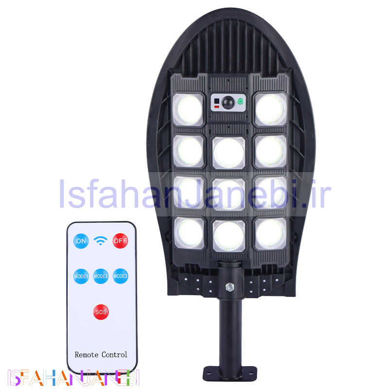 اصفهان جانبی-پروژکتور سیار شارژی خورشیدی W7102B-4 + ریموت کنترل