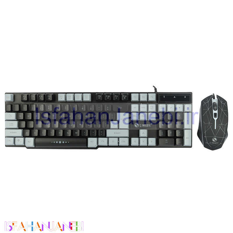 اصفهان جانبی-کیبورد و موس گیمینگ لایمید GTX300 C