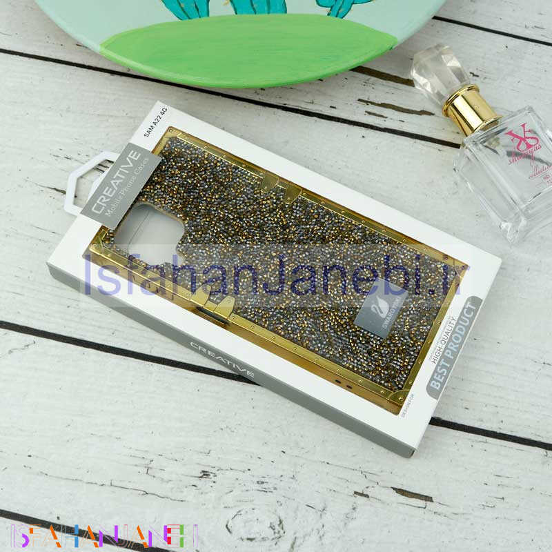 اصفهان جانبی-قاب شاینی Swarovski صندوقی Samsung Galaxy A22 4G