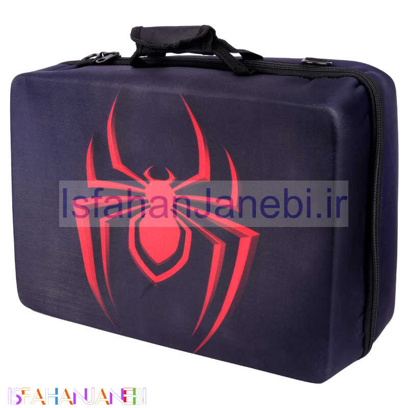 اصفهان جانبی-کیف کنسول بازی PS5 طرح لوگوی Spider Man