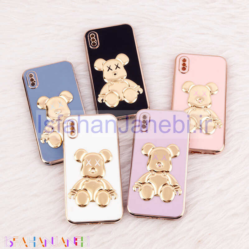 اصفهان جانبی-قاب My Case Power Bear محافظ لنزدار iPhone X