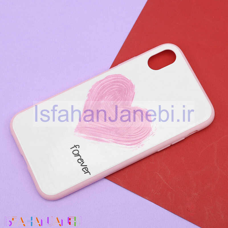 اصفهان جانبی-قاب فانتزی برجسته صورتی طرح مختلف آیفون iPhone XR