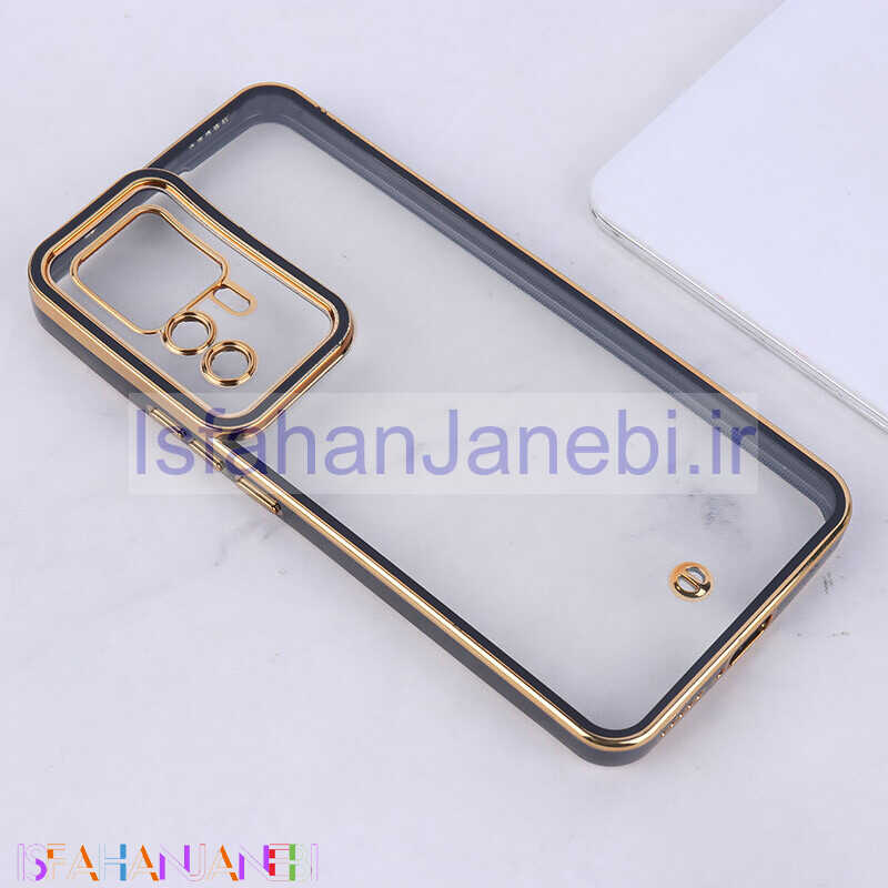 اصفهان جانبی-قاب Space شیائومی 12T دور رنگی محافظ لنزدار