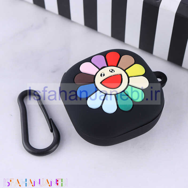 اصفهان جانبی-کاور سیلیکونی عروسکی گلکسی بادز 2 طرح گل کد 1