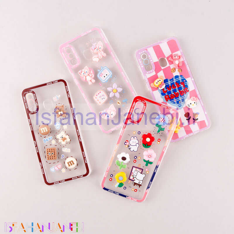 اصفهان جانبی-قاب عروسکی برجسته Good Time محافظ لنزدار Samsung Galaxy A20 / A30