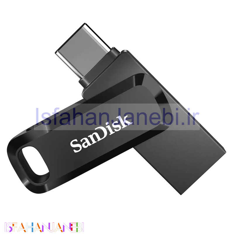 اصفهان جانبی-فلش 32 گیگ سن دیسک SanDisk Ultra Dual Drive Go OTG Type-C USB3.2