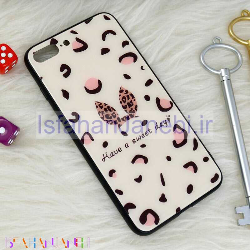 اصفهان جانبی-قاب پشت گلسی طرحدار خرگوش iPhone 7 Plus / 8 Plus