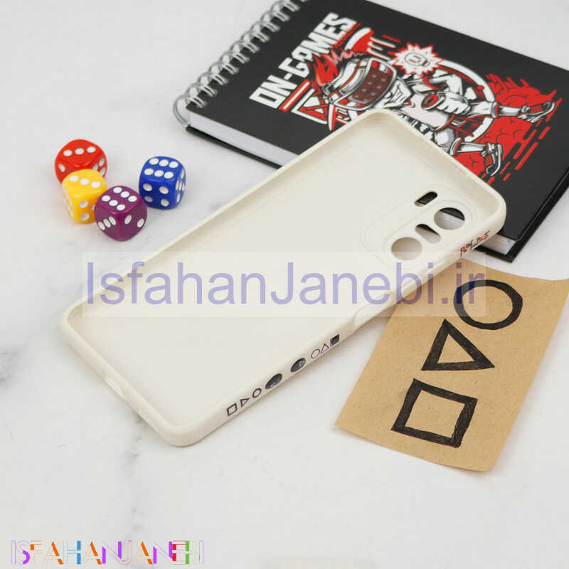 اصفهان جانبی-قاب سیلیکونی محافظ لنزدار طرح اسکویید گیم Xiaomi Poco F3 کد 6