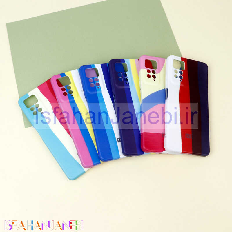 اصفهان جانبی-قاب محافظ لنزدار رنگین کمانی Highcopy شیائومی Xiaomi Redmi Note 11 Pro سری A