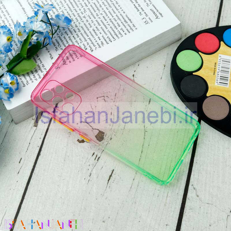 اصفهان جانبی-قاب آبرنگی دور رنگی محافظ لنزدار Samsung Galaxy A32 4G