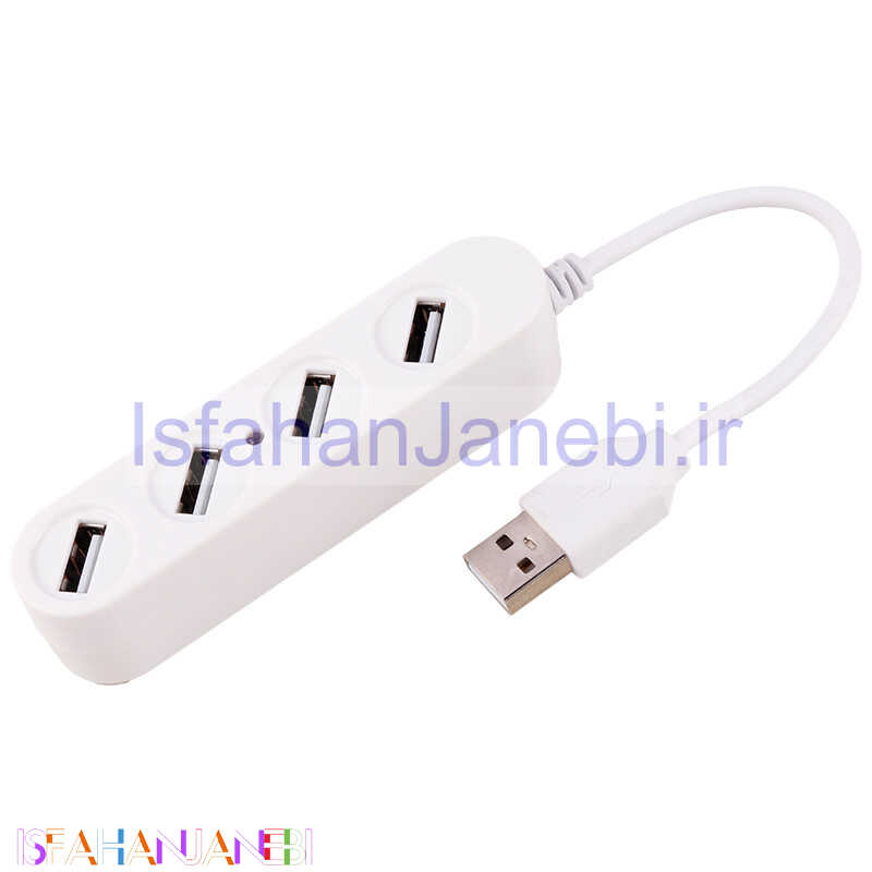 اصفهان جانبی-هاب 4 پورت P-1020 USB 2.0