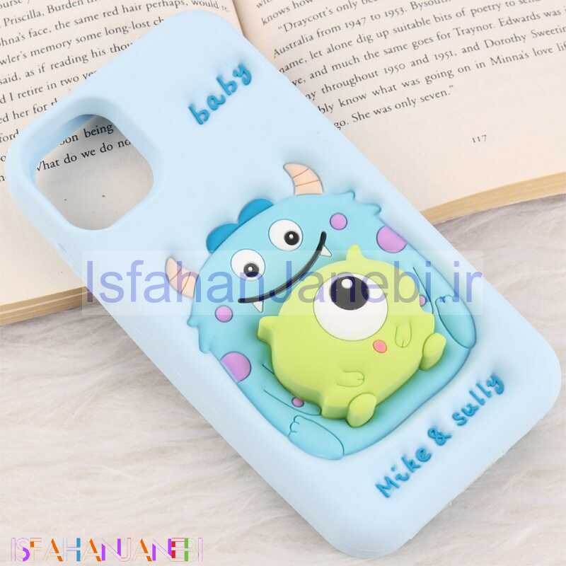 اصفهان جانبی-قاب عروسکی Vip Max آیفون iPhone 11 پاپ سوکت دار طرح Mike & Sully