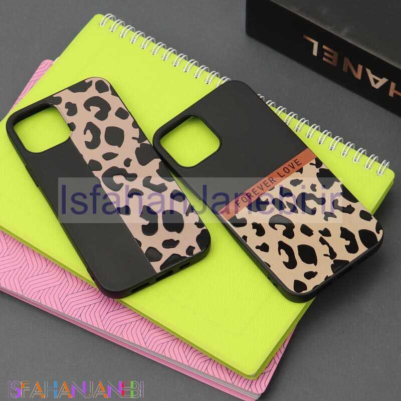 اصفهان جانبی-قاب طرحدار مشکی پلنگی آیفون iPhone 12 Pro