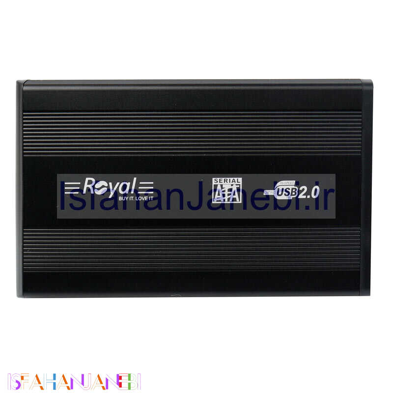 اصفهان جانبی-باکس هارد 3.5 اینچی HDD رویال RH-3520 + آداپتور