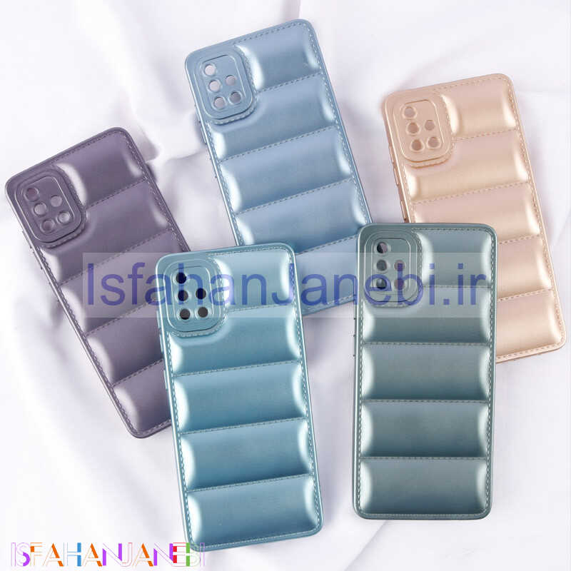 اصفهان جانبی-قاب پافر ژله ای براق محافظ لنزدار Samsung Galaxy A51 4G